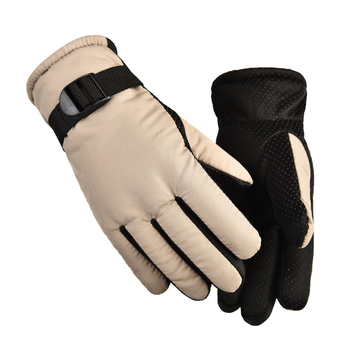 Dječje zimske rukavice za skijanje, s flis podstavom, protuklizne, ojačane, zimi, za uzrast 7–10 godina