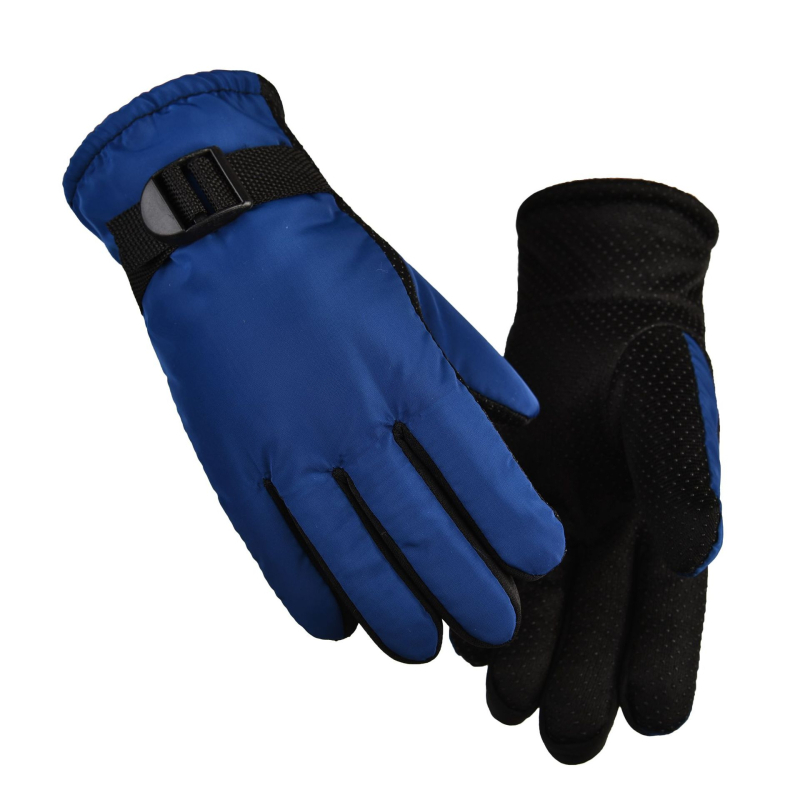 Dječje zimske rukavice za skijanje, s flis podstavom, protuklizne, ojačane, zimi, za uzrast 7–10 godina