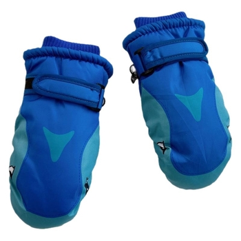 Dječje skijaške rukavice, poliester, tople, unisex, mitten stil s karikaturom