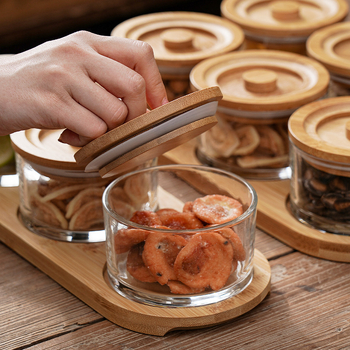 Üveg gyümölcstál - Zhaoyi - Prémium minőség - Modern minimalista stílus