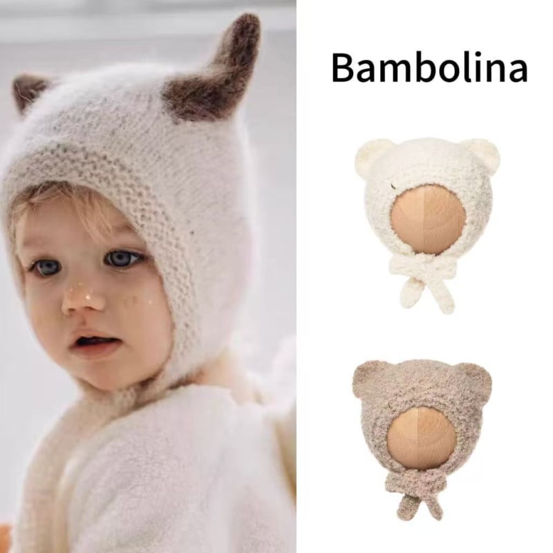 Pleteni kašmir kapa s kupolastim oblikom, bez oboda, zadržava toplinu, za bebe i djecu, zima