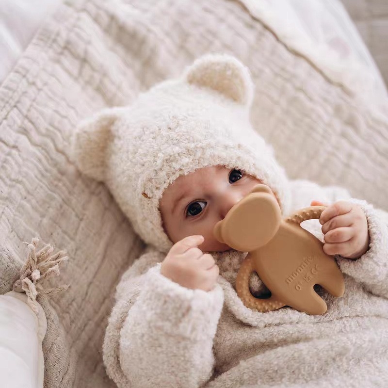 Pleteni kašmir kapa s kupolastim oblikom, bez oboda, zadržava toplinu, za bebe i djecu, zima