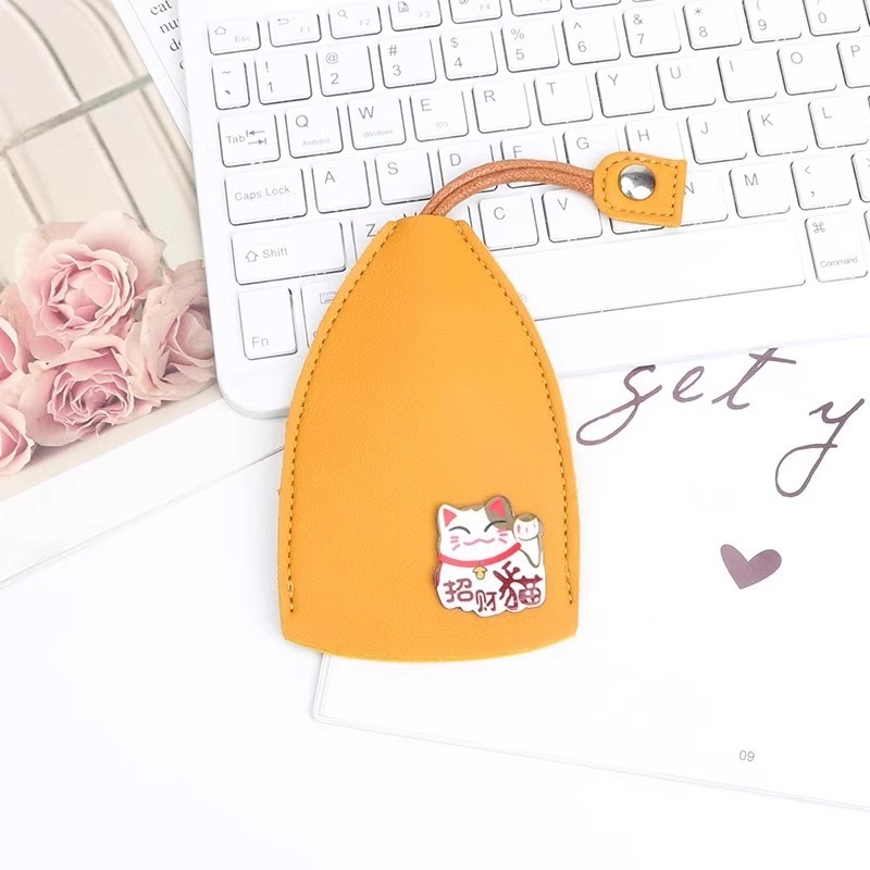 Automobilio raktų dėklas, Unisex, PU medžiaga, Nešiojamas apsauginis dėklas