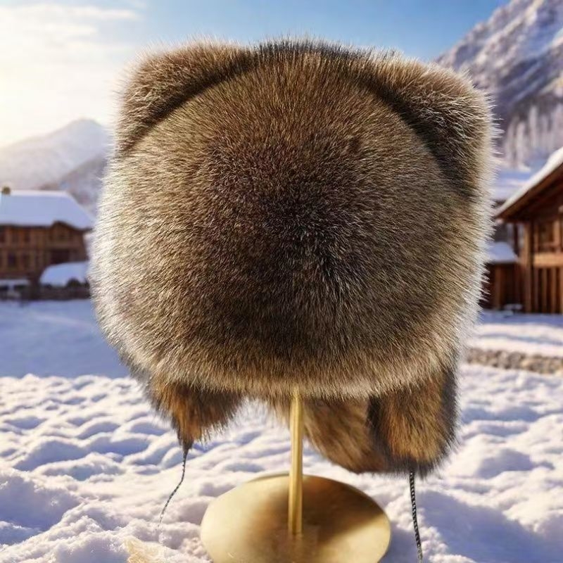 Vunena kapa s pliš materijalom, kupolasti oblik, zaštita za uši, za djecu 0-6 mjeseci