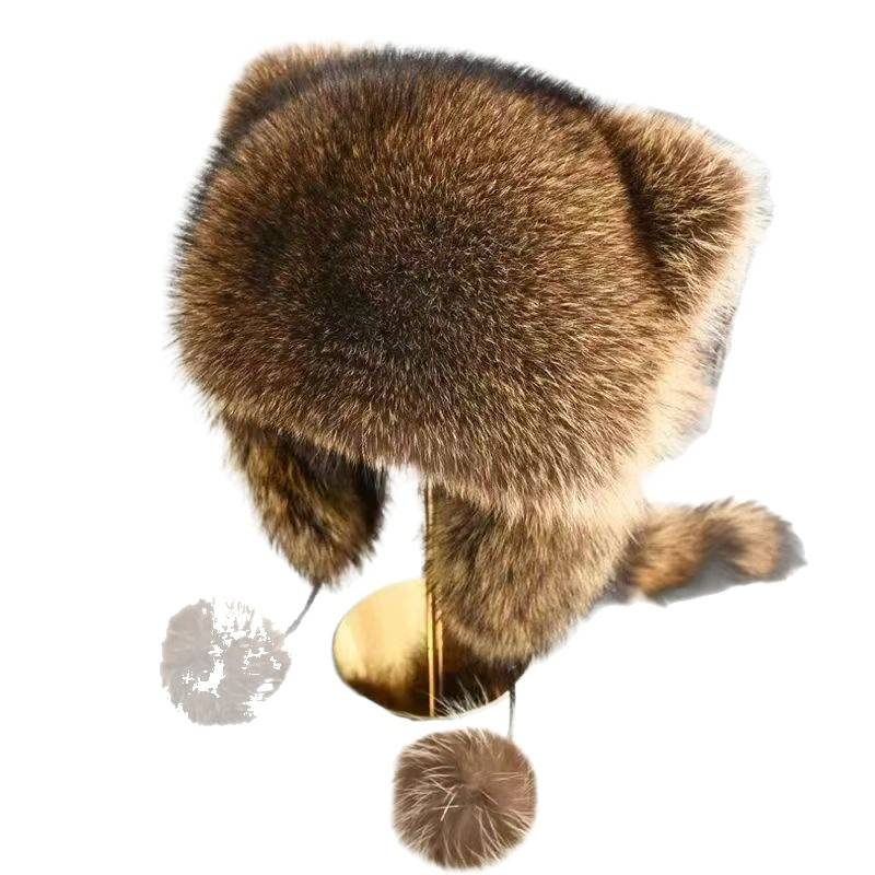 Vunena kapa s pliš materijalom, kupolasti oblik, zaštita za uši, za djecu 0-6 mjeseci