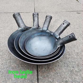 Long River dzelzs gatavošanas karote, antīkā stilā