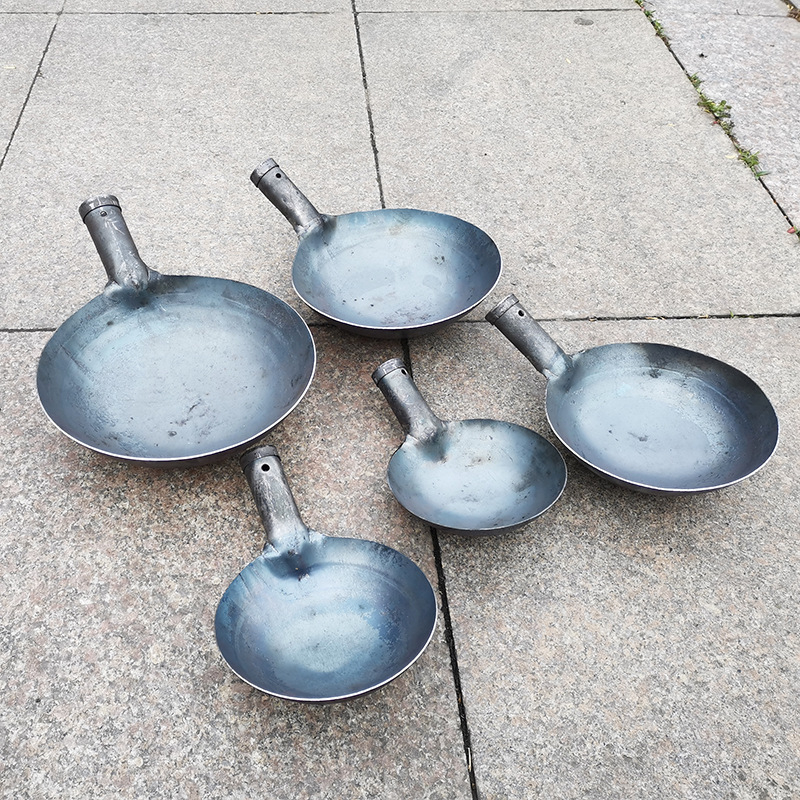 Long River dzelzs gatavošanas karote, antīkā stilā