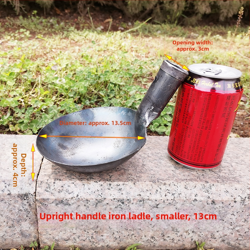 Long River dzelzs gatavošanas karote, antīkā stilā