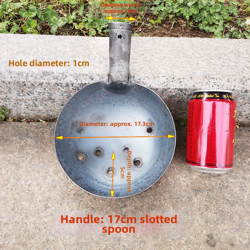 Long River dzelzs gatavošanas karote, antīkā stilā