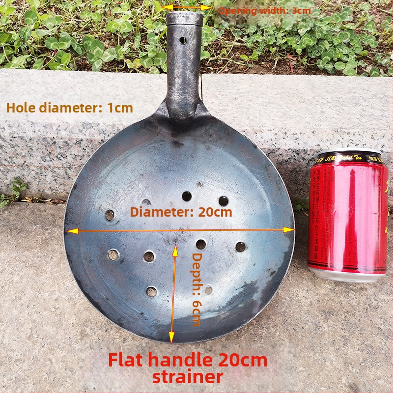 Long River dzelzs gatavošanas karote, antīkā stilā