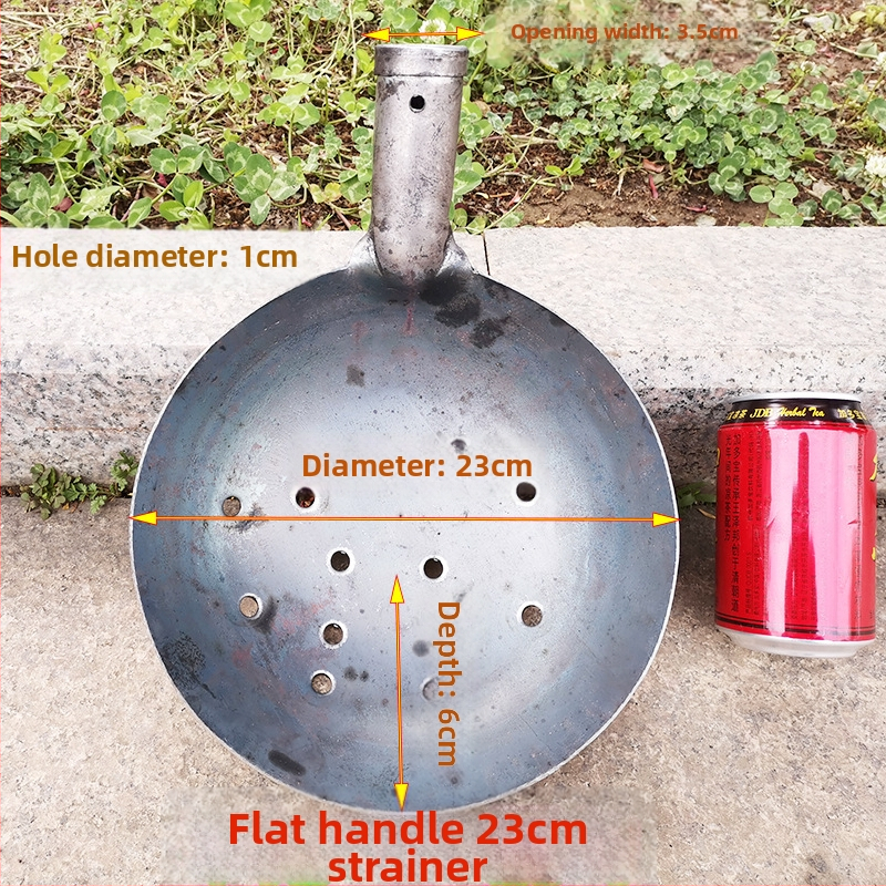 Long River dzelzs gatavošanas karote, antīkā stilā