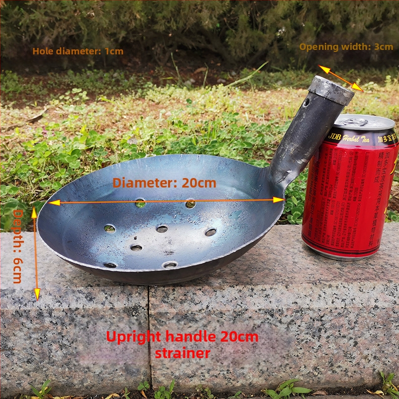 Long River dzelzs gatavošanas karote, antīkā stilā