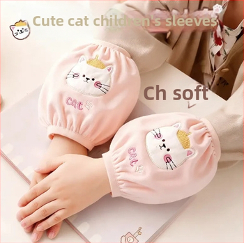 Bērnu pūkaini roku lakati ar karikatūras motīvu, pret netīrumiem ziemai, vecuma grupai 1–8 gadi