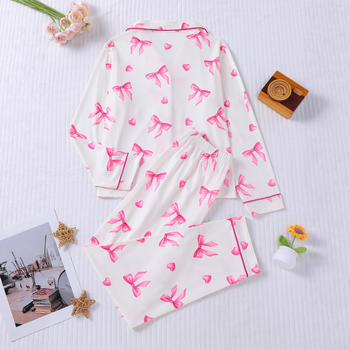 Dječji set pidžame s dugim rukavima i dugim hlačama, poliester 90-95%, prozračan i antibakterijski