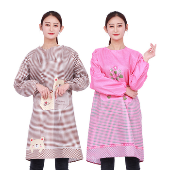 Ποδιά Cox Man με μανίκια – αντιλερωτικό βελούδινο ύφασμα με υφή ροδάκινου, μοτίβο Καρτούν/Ανίμε