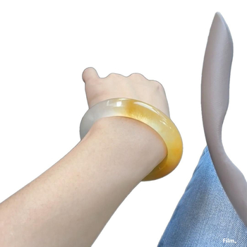 Jáde karkötő – uniszex, jég típusú jáde, természetes Mianmar-i jáde, polírozott