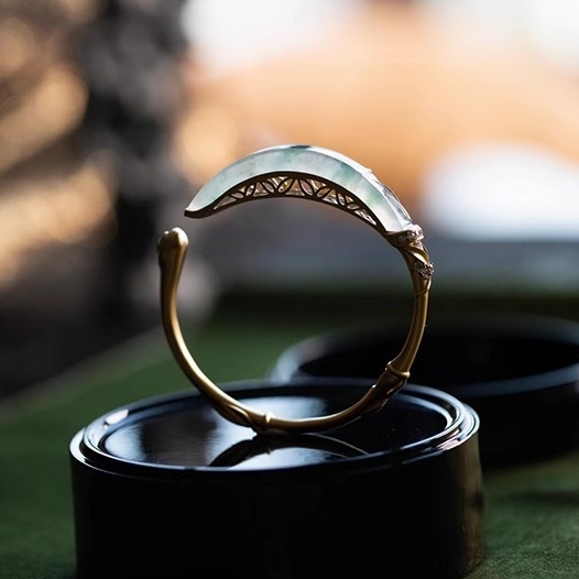 Brățară din aliaj Yu xian, placare electrolitică, stil luxos ușor, greutate 20 g