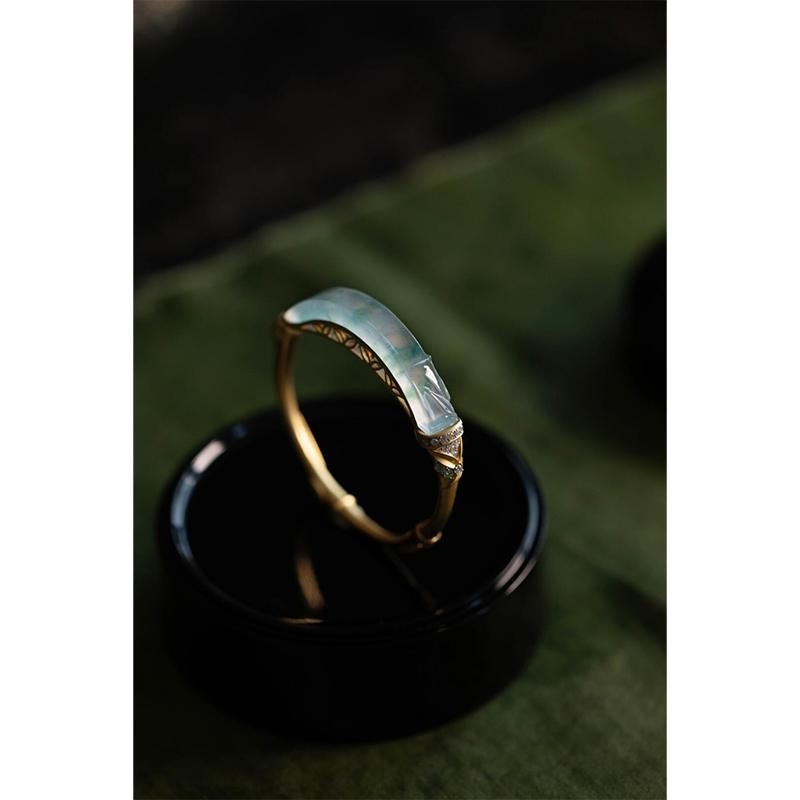 Brățară din aliaj Yu xian, placare electrolitică, stil luxos ușor, greutate 20 g