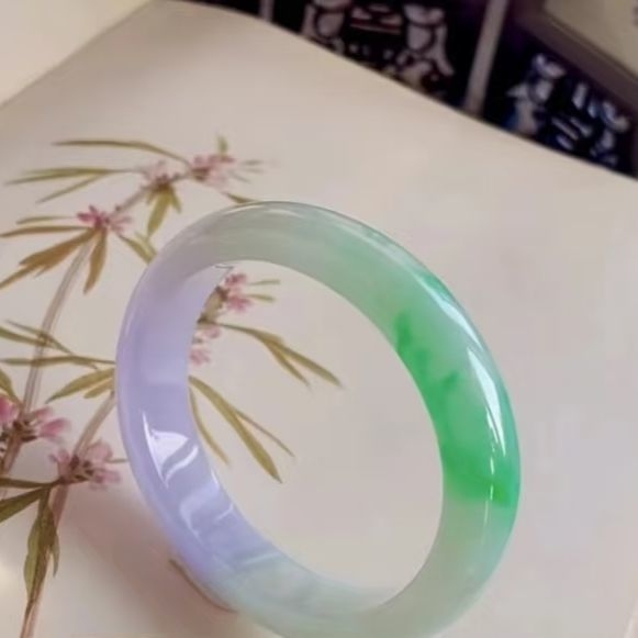 Jadeit karkötő - kézzel készített, geometriai forma, uniszex, természetes stílus, testreszabás elérhető