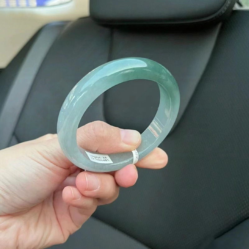 Női jadeit karkötő, jég típusú régi bányából, teljes kör, egyszerű dizájn, 1,0 kg, 2022 ősz