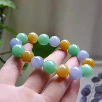 Jade karkötő aranyozással, uniszex, geometriás kialakítás, kézzel készített