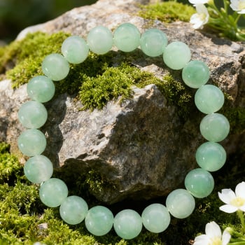 Brățară din sticlă, stil minimalist, unisex, formă rotundă, țesută