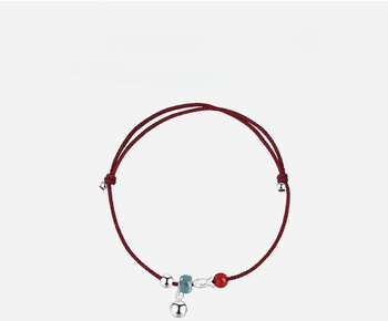 Narukvica od 925 srebra, ručno pletena, oblik ribe, unisex, nišni stil