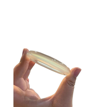 Náramok s vloženým jade a agat | Ručne vyrobený, Geometrický tvar, Prispôsobenie k dispozícii