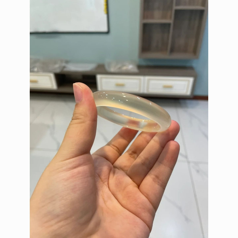 Náramok s vloženým jade a agat | Ručne vyrobený, Geometrický tvar, Prispôsobenie k dispozícii