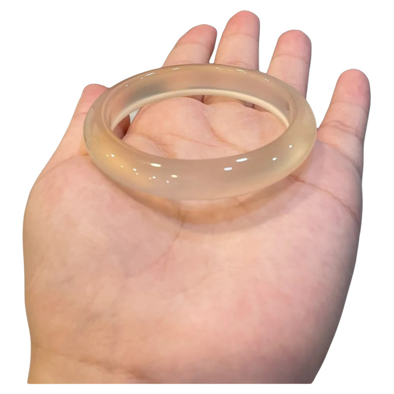 Náramok s vloženým jade a agat | Ručne vyrobený, Geometrický tvar, Prispôsobenie k dispozícii