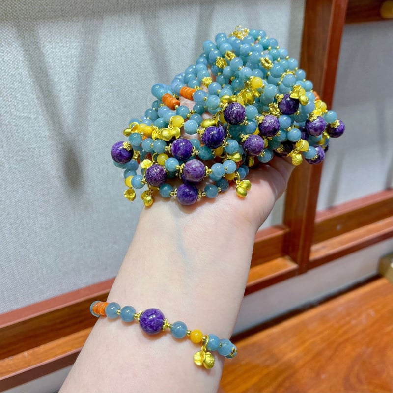 Nefritový náramok pre ženy, ručne vyrobený, originálny dizajn, etnický geometrický štýl, pôvod: Lianyungang