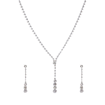 Set náhrdelníka a náušníc: luxusný lesk, zliatina, retiazka tkaná, prívesok Plexiglass, technika tkania, štýl Old Money