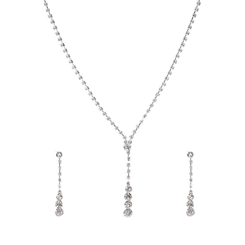 Set náhrdelníka a náušníc: luxusný lesk, zliatina, retiazka tkaná, prívesok Plexiglass, technika tkania, štýl Old Money