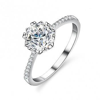 Пръстен с топаз, сребърно обсадване, KM064, Пролет 2021