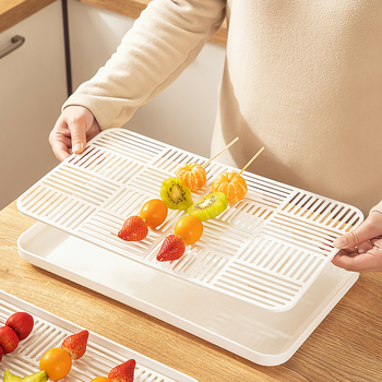 Plastikinė Candied Hawthorn parodomoji plokštelė, kvadratinė forma, modernus paprastas stilius, logotipo spausdinimas ir pritaikymas galimi