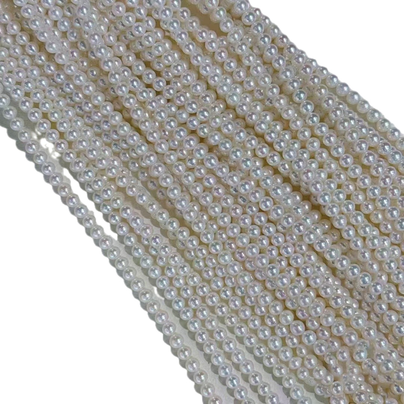 Ogrlica od slatkovodnih bisera, savršen krug, 925 srebro, Shuimu Jewelry, Ljeto 2023