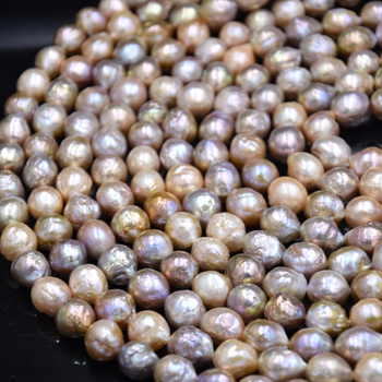 Kerun Jewelry Ogrlica s biserima od slatkovodnih bisera, 11–13 mm, šarene bisere