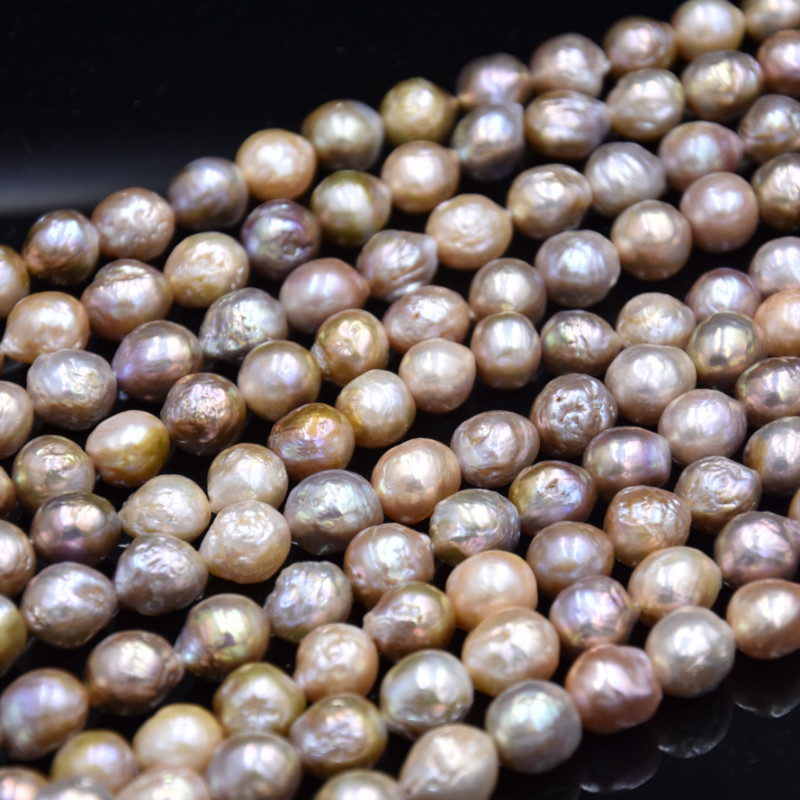 Kerun Jewelry Ogrlica s biserima od slatkovodnih bisera, 11–13 mm, šarene bisere