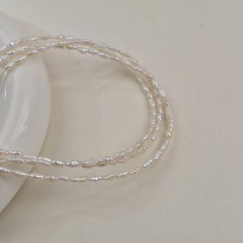 Barok mageveepärlid kaelakee, paljas kivi stiil, Snow Energy bränd, 2025. aasta suve lansseerimine