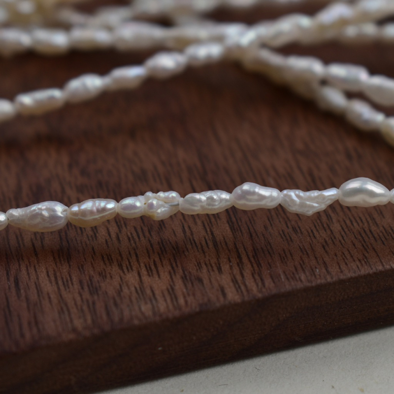 Barok mageveepärlid kaelakee, paljas kivi stiil, Snow Energy bränd, 2025. aasta suve lansseerimine