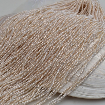 Prirodne slatkovodne plosnate perle, 2–3 mm, polugotov dijelovi za ogrlice DIY