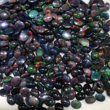 Opal cabochon, prirodni ovalni kamen, poliran, potvrda nakita