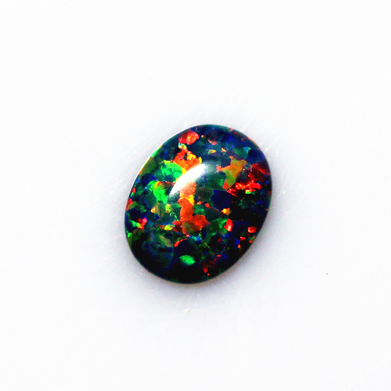 Opal cabochon, prirodni ovalni kamen, poliran, potvrda nakita