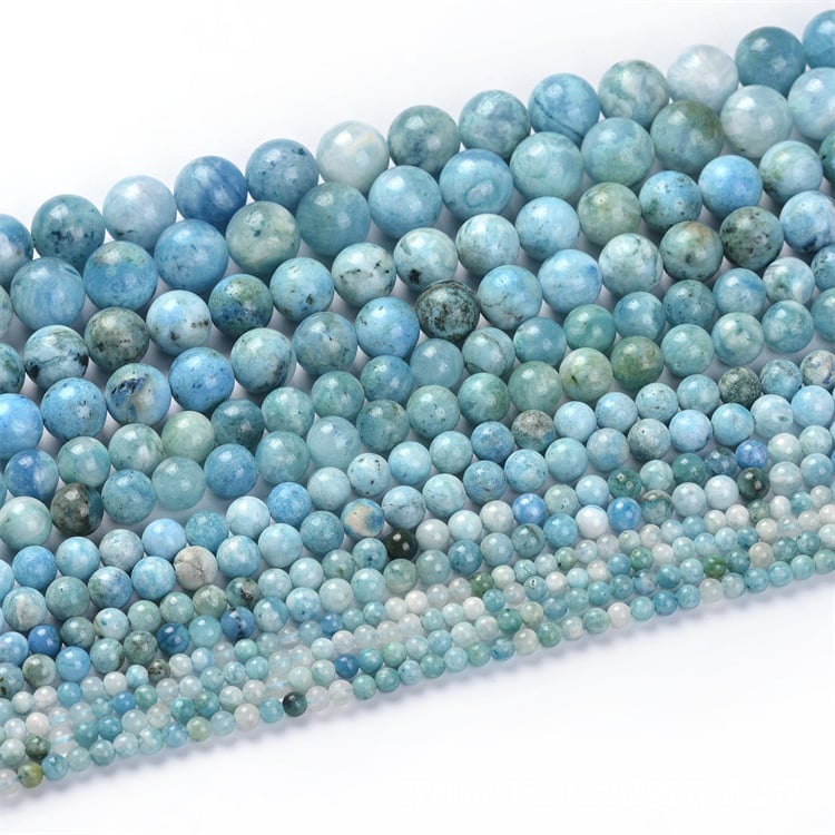 Естествени каменни мъниста – кръгла форма, heteropole, свободни мъниста, суров камък