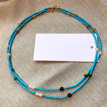 Κολιέ με μενταγιόν Laughing Buddha, χάνττες jade ζάχαρης, Qinghai/Kunlun jade, φυσικός λίθος, Φθινόπωρο 2022