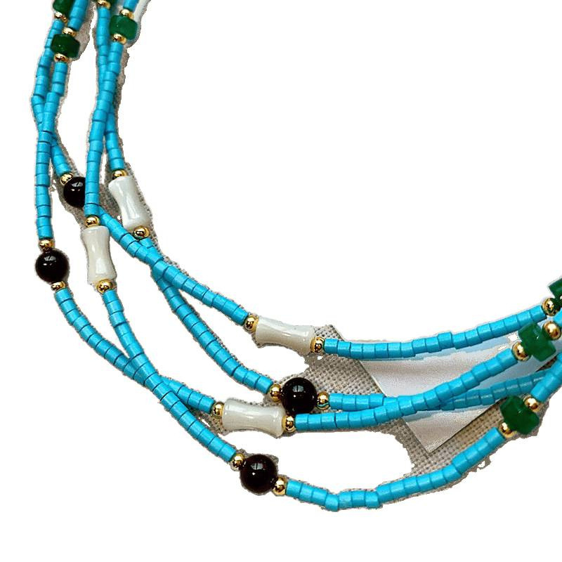 Κολιέ με μενταγιόν Laughing Buddha, χάνττες jade ζάχαρης, Qinghai/Kunlun jade, φυσικός λίθος, Φθινόπωρο 2022