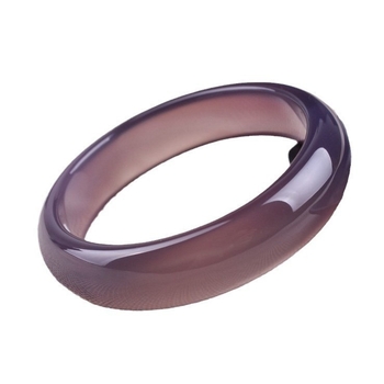 Kalcedonovski narukvica, kružni oblik, polirani završetak, stil lagan luksuz, pakiranje u zasebnoj ambalaži, branda: Three Jubilee of the Ming Dynasty