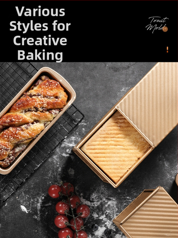 Kalup za tost s poklopcem, pravokutni kalup za pečenje kruha i kolača, kućna upotreba