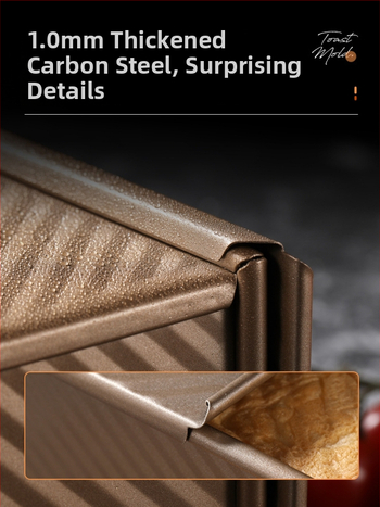 Kalup za tost s poklopcem, pravokutni kalup za pečenje kruha i kolača, kućna upotreba