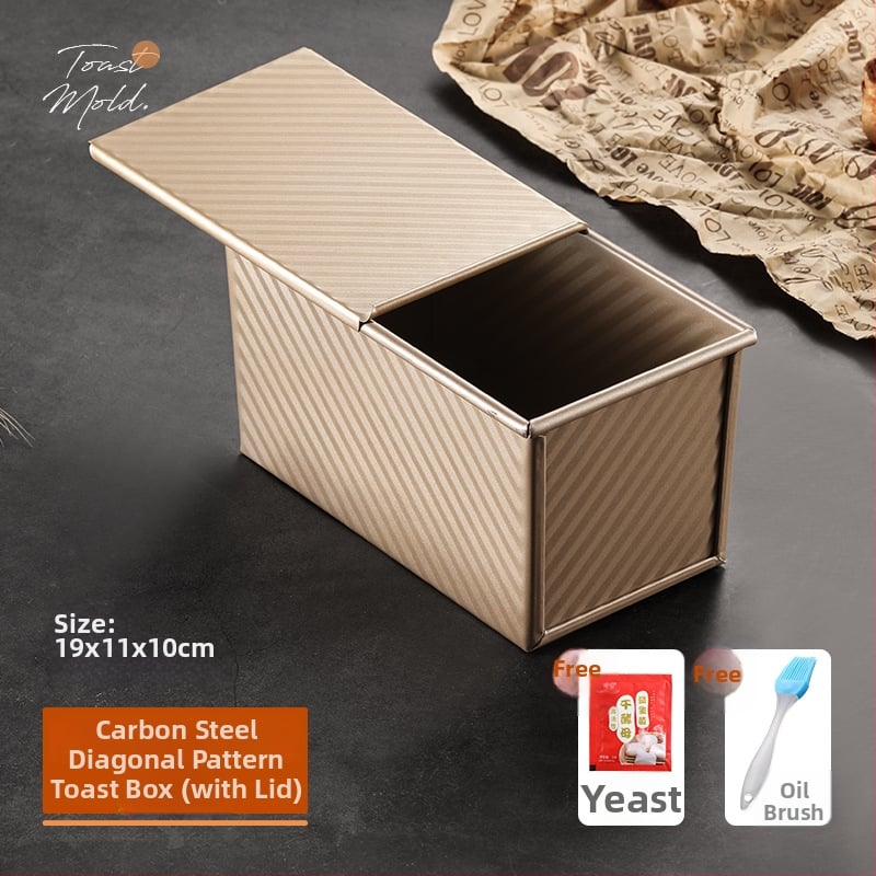 Kalup za tost s poklopcem, pravokutni kalup za pečenje kruha i kolača, kućna upotreba